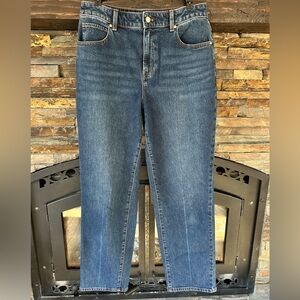 TALBOTS High Waist Relaxed Denim Jeans Size 8